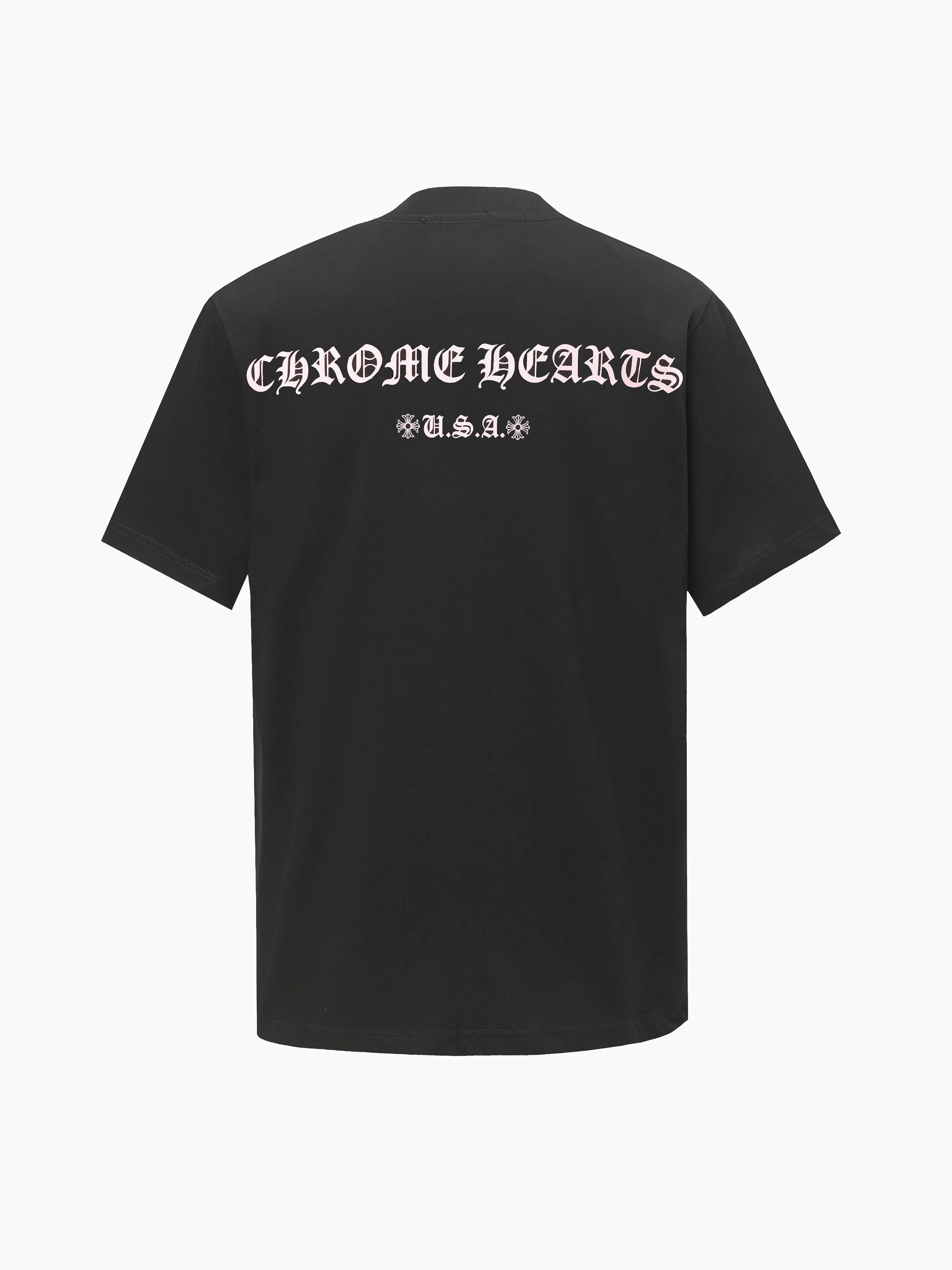 🅿️170 CHROME HEARTS/Chrome Heart CH Sanskrit printed short-sleeved T-shirt The fabric is made of 280g heavy combed cotton, customized with 32 count 1*1 threads, and washed twice for ready-to-wear. The fabric is comfortable and skin-friendly without any strange feeling. Custom-dyed fabric, with high textile density, good drape, and not easy to deform. The thick texture and tight spinning process will not affect the breathability of the fabric. The color saturation is very high. Imported digital direct-injection printing technology. A versatile and good-looking short-sleeve. The loose version covers the flesh and makes you look slimmer. It is the same style for men and women. It has three complete standards. Color: Black-White Size: XS-L